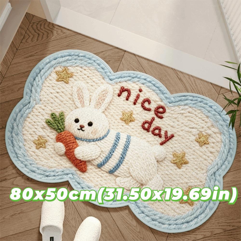 Non-slip Carpet Soft Absorben Floor Mat Cute Door Mat  Bedroom
