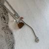 Small Bag Pendant Necklace Chain Necklace Small Bag Neck Jewelry Titanium Steel Texture for Women Who Love Details