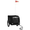 Vidaxl Bicycle Trailer For Pets, Oxford Fabric And Iron