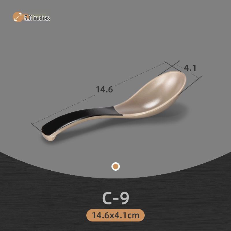 Commercial Melamine Two-Color Drop-Resistant Teacup and Imitation Porcelain Dish Set for Hot Pot Cuisine with Compartments.