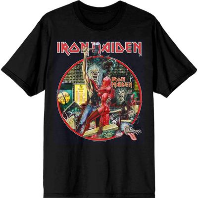 Iron Maiden Unisex T-Shirt: Paradise Club Kreis (Schwarz)