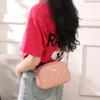 Women's Bag New Fashion Trend Mobile Phone Bag Camera Bag Simple Embroidery Messenger Small Square Bag One Piece Hair