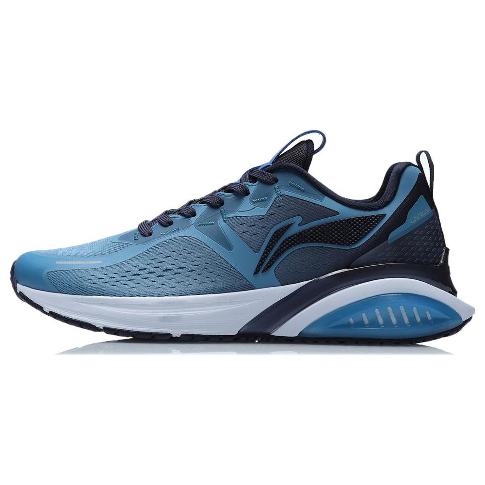 New LiNing Cushioning Anti Slip And Wear Resistant Low Top Running Shoes Men's Night Blue ARSS053-1