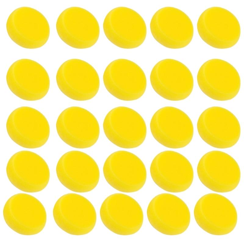 

25PCS Round Art Sponges Watercolor Sponges Multipurpose Synthetic Sponges for Ceramics Pottery Art Craft Face Painting 1