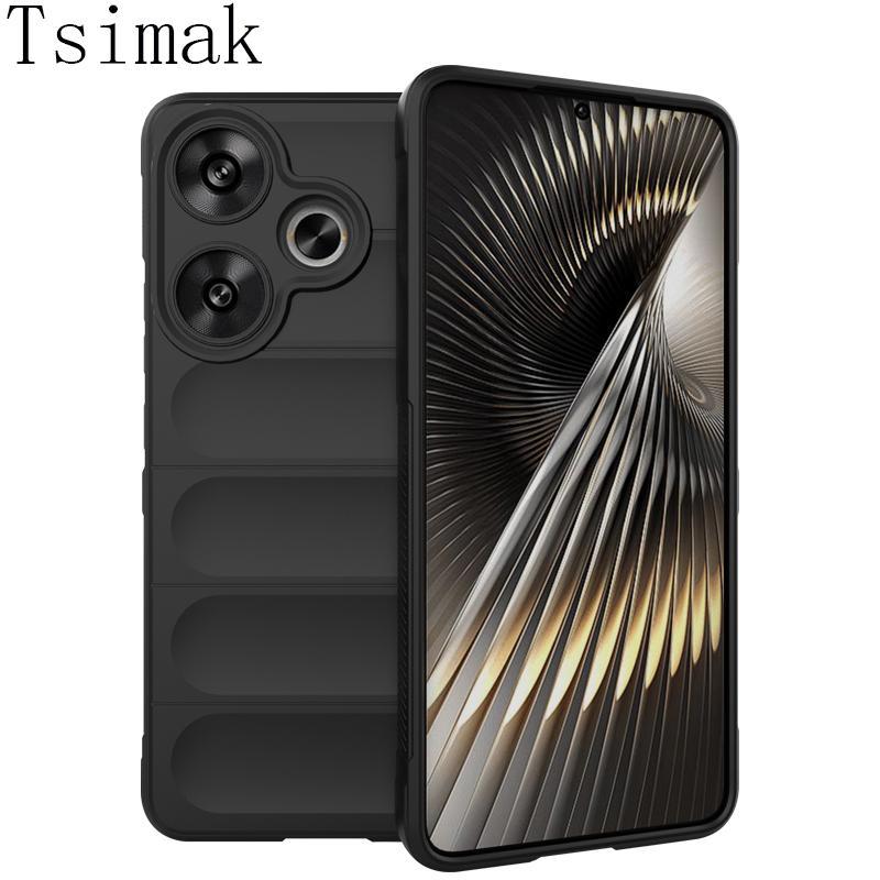 Fundas For POCO F6 Case Cover Poco C65 X6 M6 F6 Pro F 6 F6Pro Silicone Anti-fall Coque for Xiaomi Redmi 12 13 12C 13C Phone Case