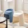 Creative Home Leisure Stool Stackable Plastic Footrest Living Room Shoe Bench Thick Desk Chair Bedroom Vanity Seat Simple Design