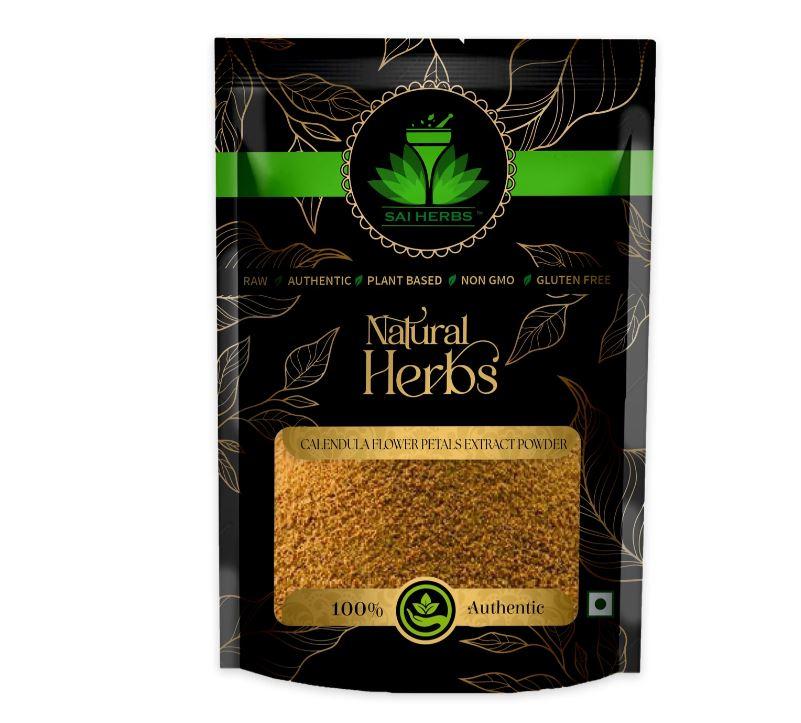 SAI HERBS Calendula Flower Petals Extract Powder - Natural Botanical Extract (100 g)