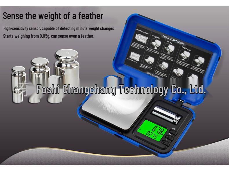 Compact High-Precision Digital Gram Scale for Jewelry, Tea, and Gold