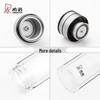 Xinuo Men's Portable Double-Layer Tea Infuser Glass Bottle