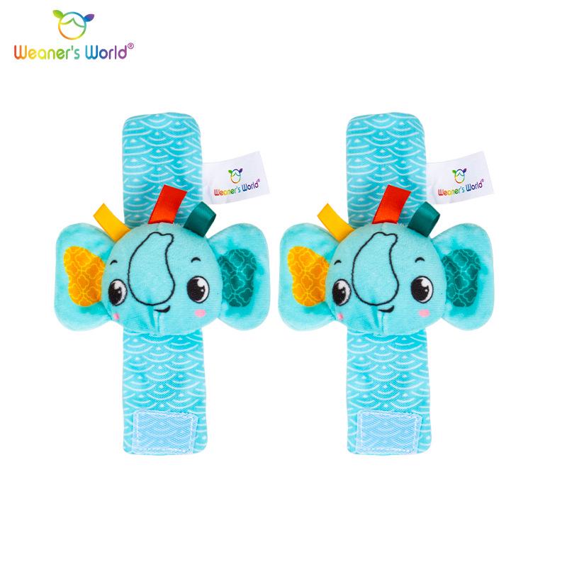 Newborn Baby Rattle Wristband and Socks Set, Educational Toy for 0-2 Years