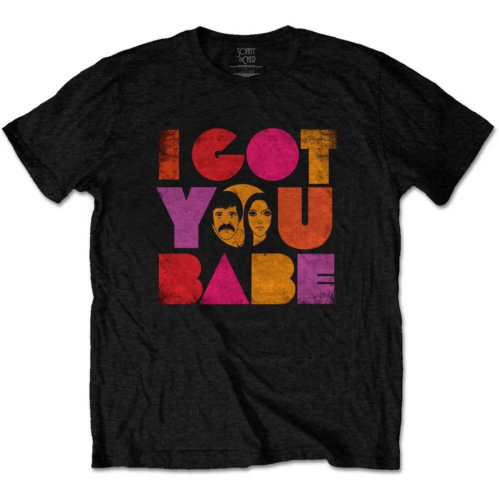 Sonny & Cher Unisex T-Shirt: I Got You Babe Unisex T-Shirt XL