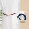 No-Drill Small Pearl Magnetic Curtain Tiebacks Rope Buckle Straps