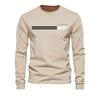 Herren Frühling und Herbst Lässige Mode Locker Große Größe Paris Muster Gedruckter Pullover Langarm Farbverlauf Rundhals Sweatshirt