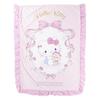 MORIPiLO Sanrio Ruffled Duvet Cover and Pillowcase Single Size Kitty Soft Peach Cute Makura no 426100 Set, (Hello Skin), Pink, 150x210cm, Merchandise,