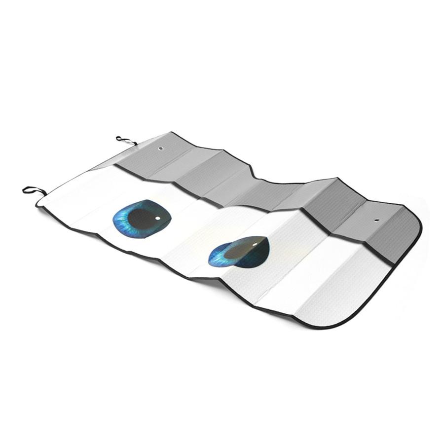Gray Cartoon Window Windscreen Cover Sun Shade Auto Visor Car-Covers Eye