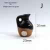 Small Fridge Magnet Decoration Mini Ceramic Vase Micro Landscape Ornament Cute Magnets For Flower Arrangements