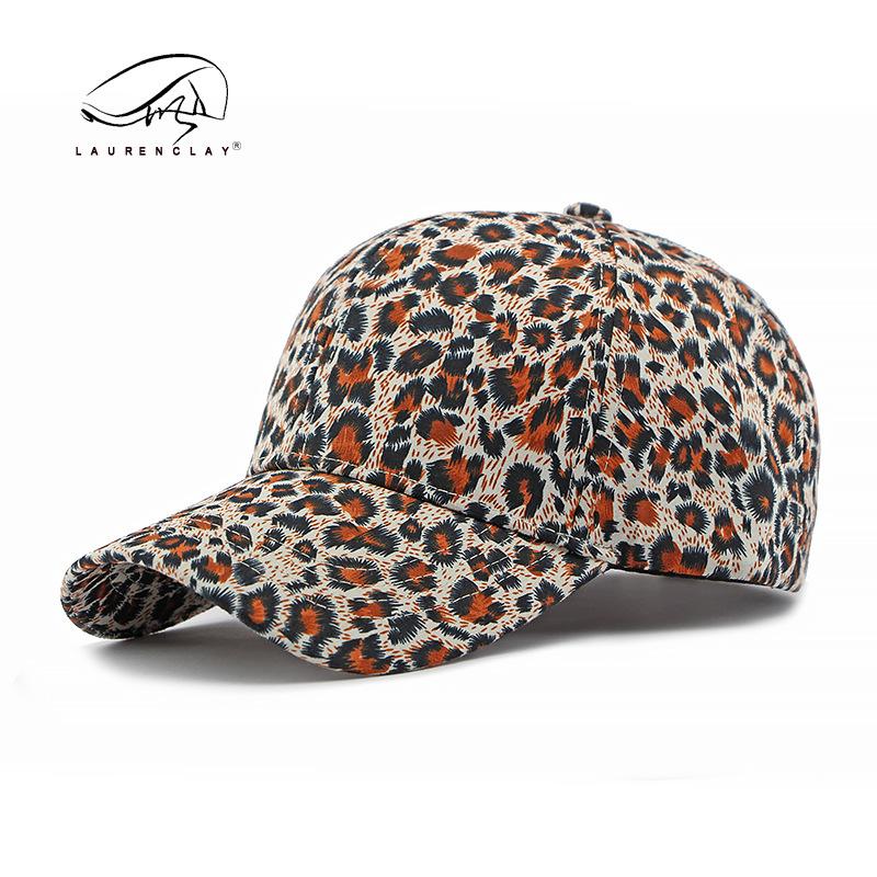 Hat Women's Spring Summer Thin Leopard Print Cap Casual Versatile Cap Personalized Hardtop Baseball Cap Women