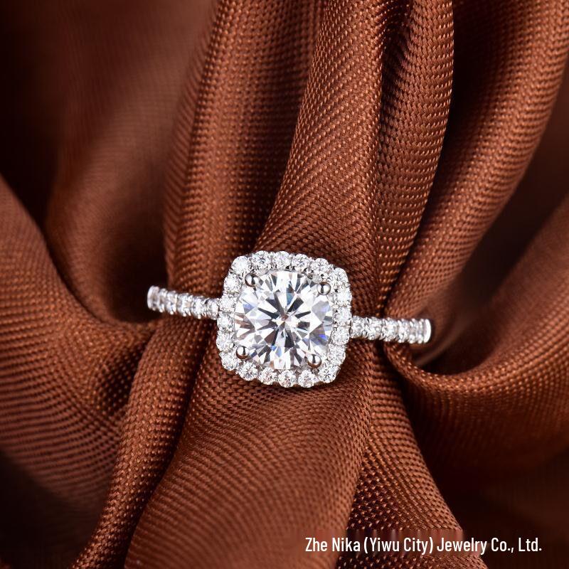 Luxury Adjustable Diamond Couple Wedding Ring - Elegant, Simple, Fashionable