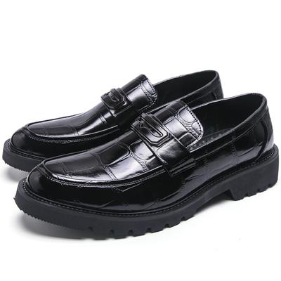 Dress Shoes Man Business Formal Leather Shoes Men High Quality Party Weddind Brogues Social Leather Shoes For Men Platform