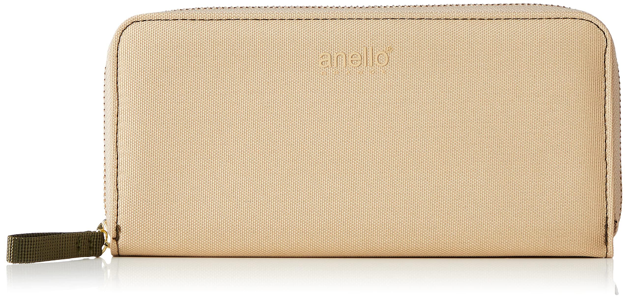 

Anello Grande CRAFT GJM0411 Long Wallet, Water-Repellent/Multi-Storage, Beige
