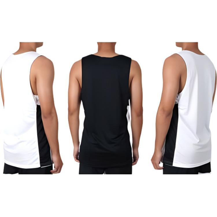 Nike Logo Print Reversible French Terry Sleeveless Basketball Vest Men Tops Black White 867766-012
