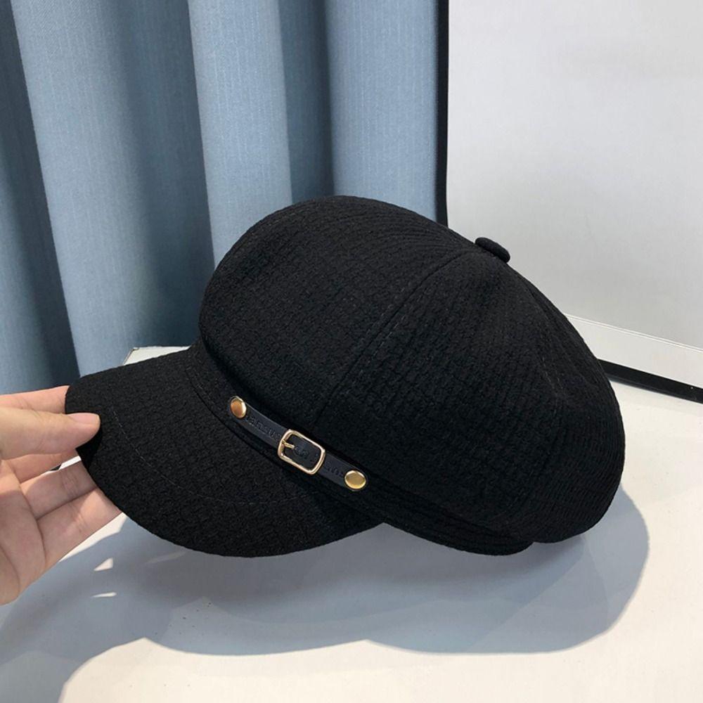 New Octagonal Newsboy Hat Accessories Retro Visors Cap Fashion Designer Bonnets Hats Women