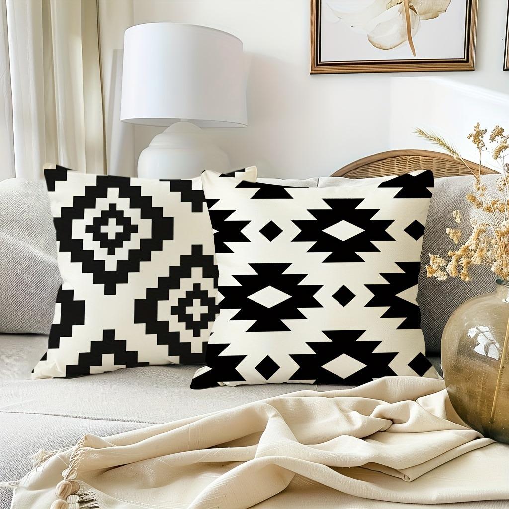 Modern Fashion Home Decoration Pillowcase Geometric Pattern Design Living Room Sofa Cushion Cover Room Decoration