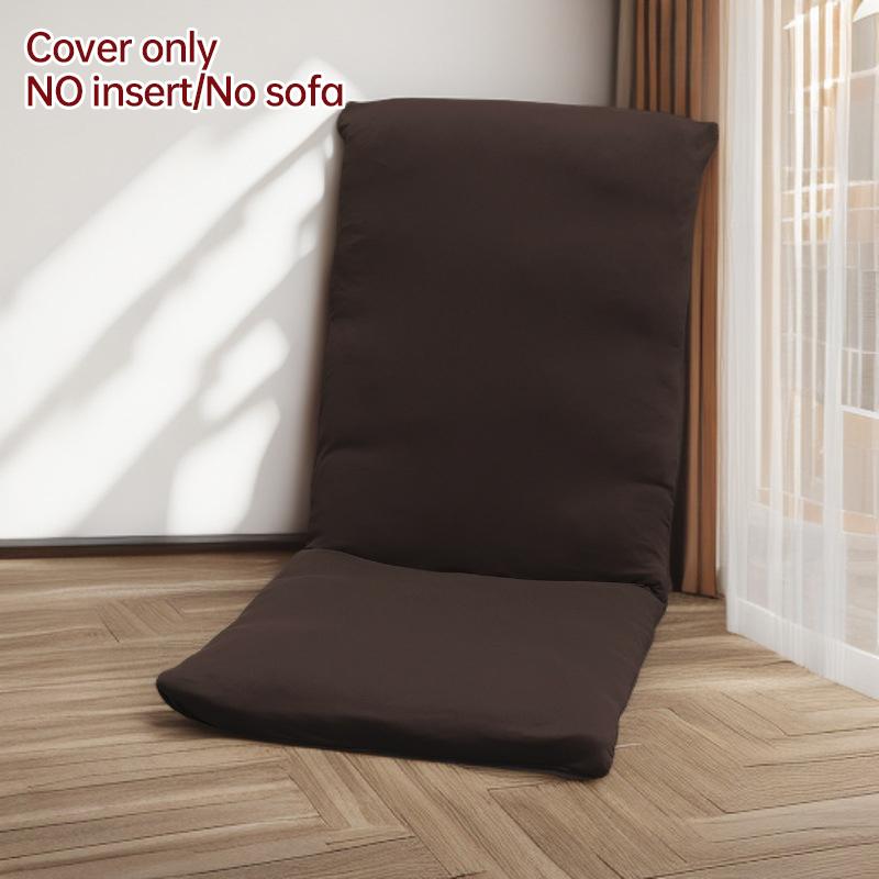Folding Tatami Seat Cover Single Floor Bed Sofa Slipcover Household Foldable Relax Lounge Recliner Slipcover (Only Cover )