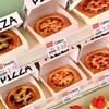 6 Stück Puppenhaus Miniatur Pizza Oder Verpackungskarton Modell Küche Lebensmittel Dekor Spielzeug Puppenhaus Zubehör