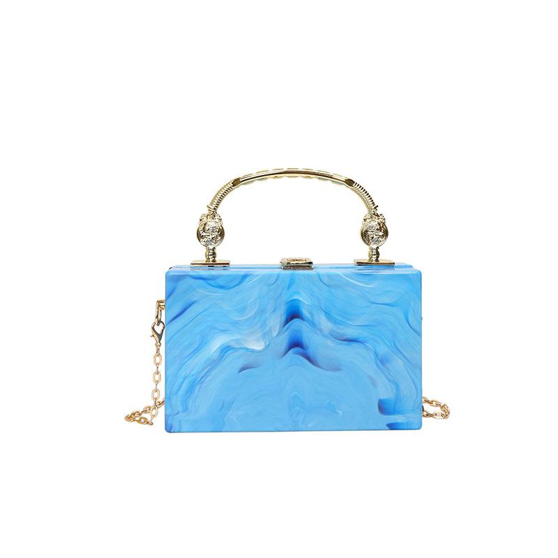 Fashion acrylic rendered spot color women's candy color dinner bag commuter women's shoulder messenger bag