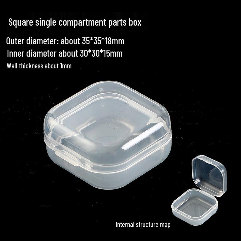 

Прозрачный пластиковый ящик для хранения мелких аксессуаров и украшений