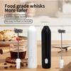 Handheld Whisk Egg Beater Wireless Drink Mixer Foamer Milk Shake Electric Milk Frother  Milk