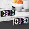 Private Mold LED Alarm Clock with Voice Control and Temperature Display