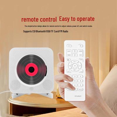 Compact Portable CD Player with Timer & Remote for Students