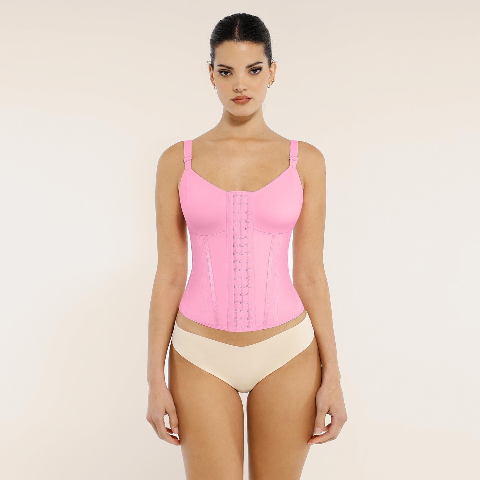 Custom Slimming Waist Body Shaper Women Tummy Control Latex Vest Corset Waist Trainer Vest S