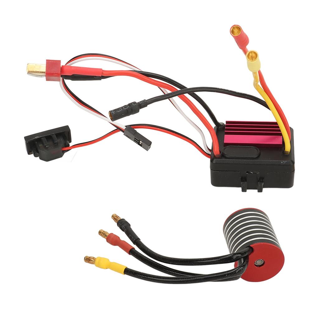 2430 Brushless Motor 35A Brushless ESC Accurate Brushless Motor ESC Set for Traxxas 1 16 1 18 RC Car 6300KV