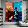 Persona Wall Tapestry Aesthetic Wall Hanging Printed Fabric Blanket Decorative Tapestries for Bedroom Living Room Home Decor