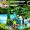 Dream Bottle Model Kit DIY Mini Doll House Handmade 3D Puzzle Assembly Toy Home Creative Room Bedroom Decoration with Furniture