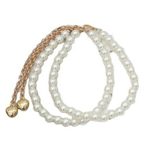 High Gloss Pearl Anti-Slip Adjustable Shoelace Wrap-Around Ankle High Heels