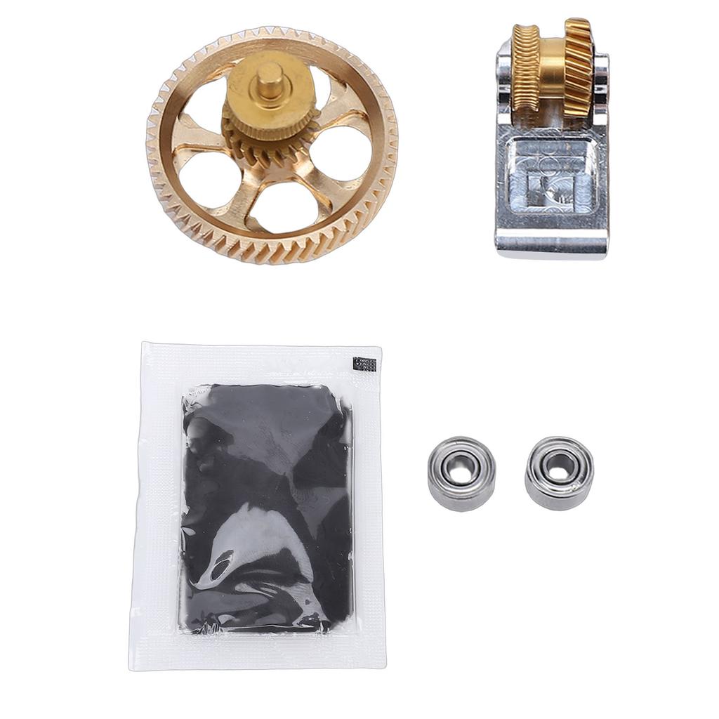 Sostituzione Ingranaggio Estrusore per Stampante 3D Bambu Lab P1P P1S Kit Ingranaggio Estrusore Ottone Rivestito Nano