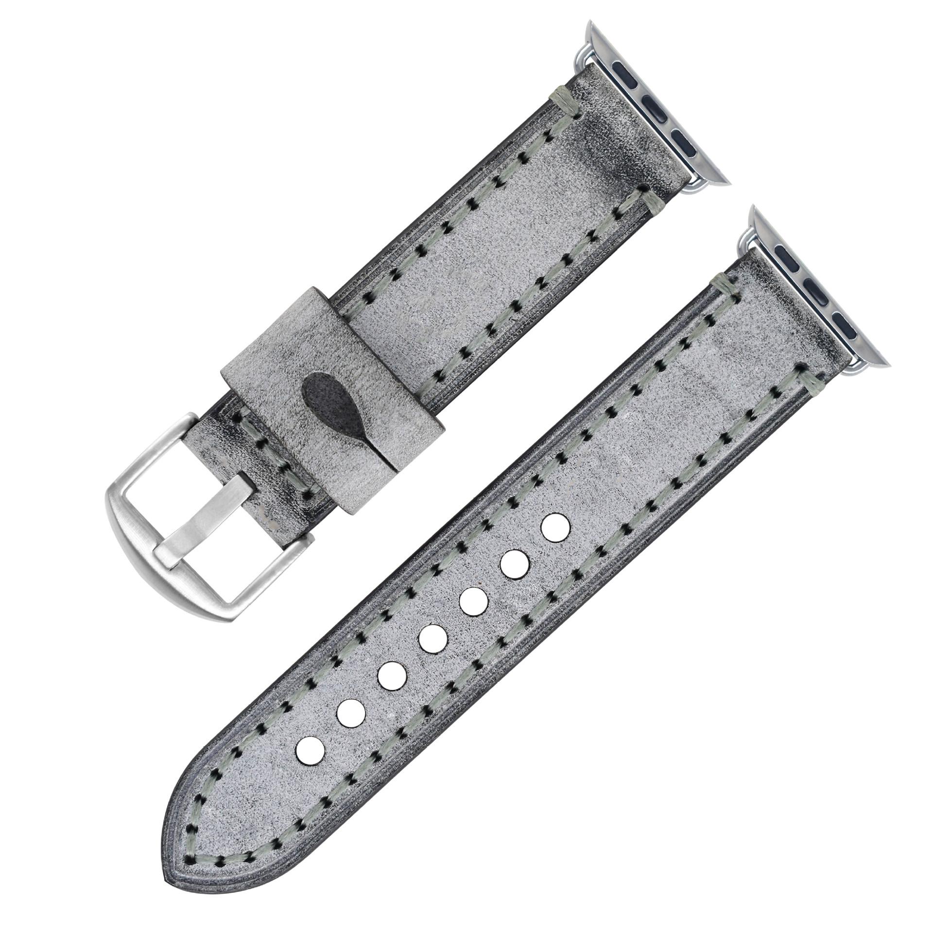 

Apple Leather Strap For Apple Watch8 Seiko Pin Buckle Rein Leather Strap 49Mm Strap 38/40/41mm