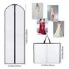 60x180cm Kleider Staubschutzhülle Kleidungsstück Anzug Kleid Jacke Kleidung Mantel Staubdichte Schutzhülle Reisetasche Anzug Hochzeitskleid Hülle