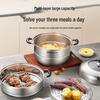SUPOR 304 Stainless Steel Double Layer Steamer Pot