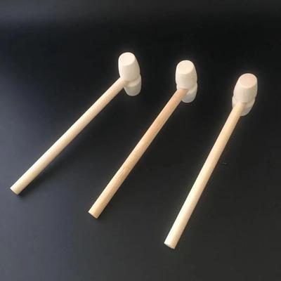 10/5 Pcs Mini Wooden Hammer Balls Toy Pounder Replacement Wood Mallets Baby Wood DIY Craft Wooden Decoration