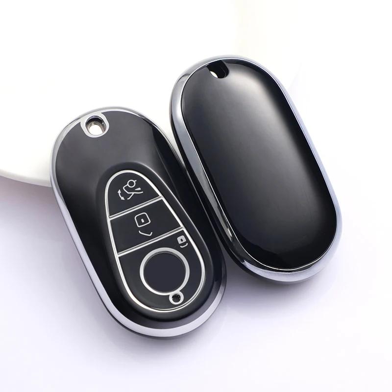 

For Mercedes Benz C /S Class W223 W206 S350L S400L S450L S500L Tpu Car Key Case Cover Shell Fob Protector Accessories