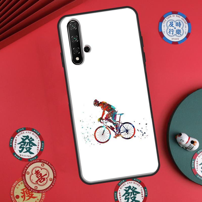 

Bike Bicycle For Huawei P20 P30 P40 Lite P60 Pro Nova 12i 11i 8i 12s 9 10 SE Y90 Y60 Y70 Y72 Y61 Y91 Case Nova 10 SE