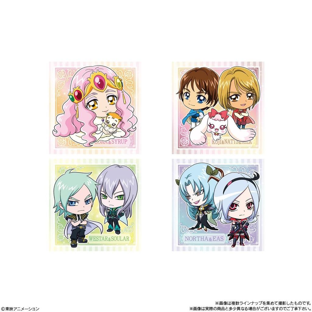 BANDAI Niformation PreCure All Stars Seal Wafers 2 Vanilla Cream Flavor Wafers Candy Toy Set of [Box 20]
