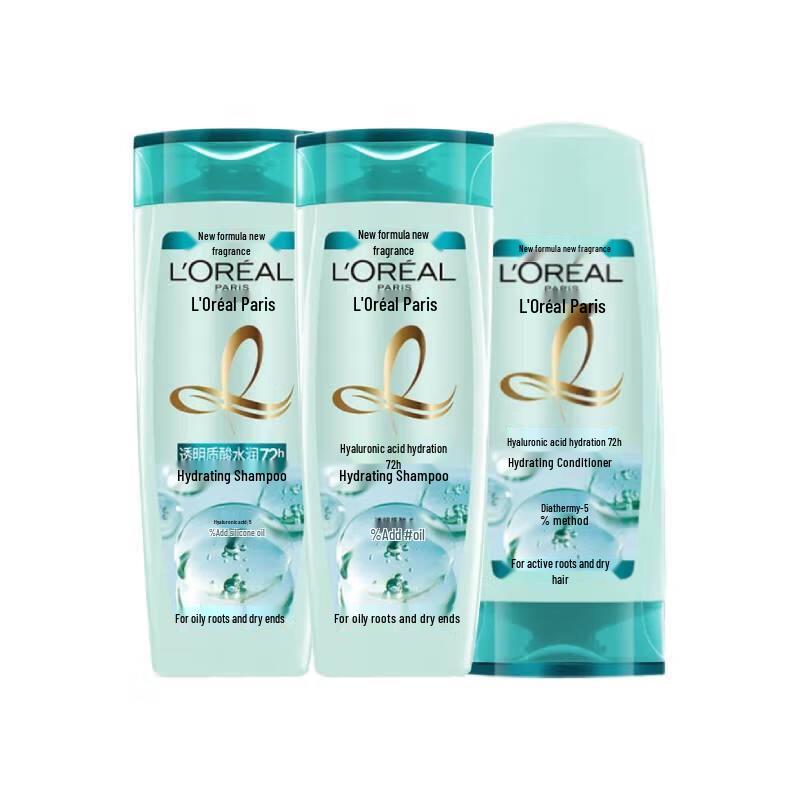 L'Oréal Hyaluronic Acid Hydrating Hair Care 3-Piece Set