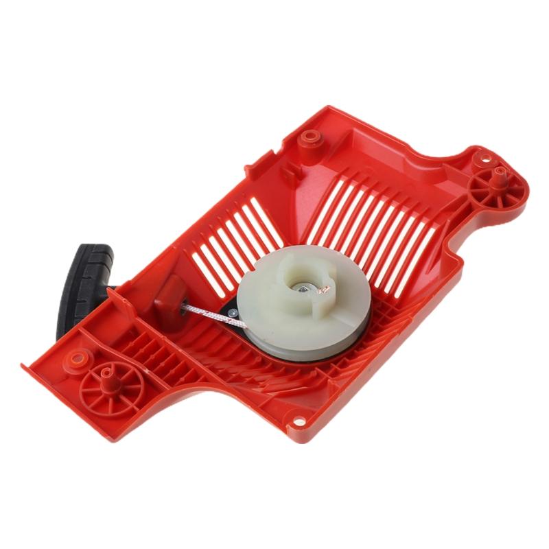 Metall-Seilzugstarter-Baugruppe Passend für für 51 55 50 55 EPA 55 Rancher EPA 55 EU1 Kettensägen mit 4 Stück Schrauben Orange