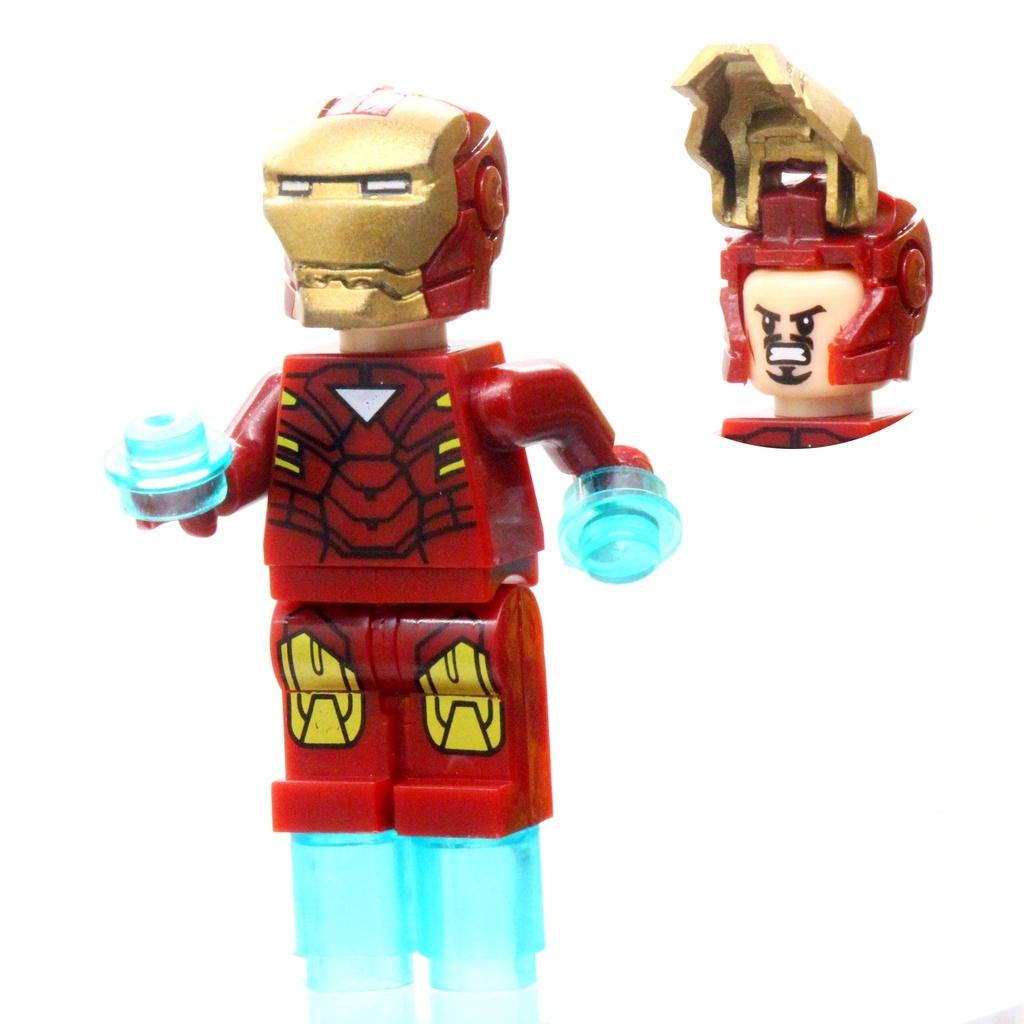 High-quality Abs Plastic Building Blocks Jr833b Avengers Superhero Series
